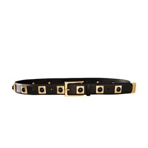 AUREUM BLACK STUDDED BELT